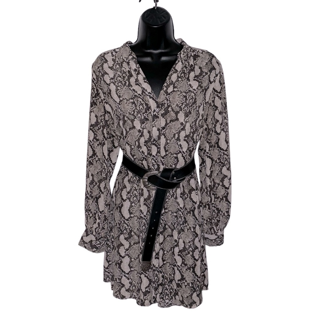 Like New - H&M Chiffon Shirt Dress - Size M/6-10